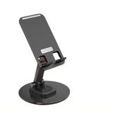 Prancing Unicorn Foldable Solid Tablet Mobile Stand Holder - Angle & Height Adjustable for Desk Cradle Dock Compatible with Smartphones Office Kitchen Use Video Recording (360 Degree Rotation)